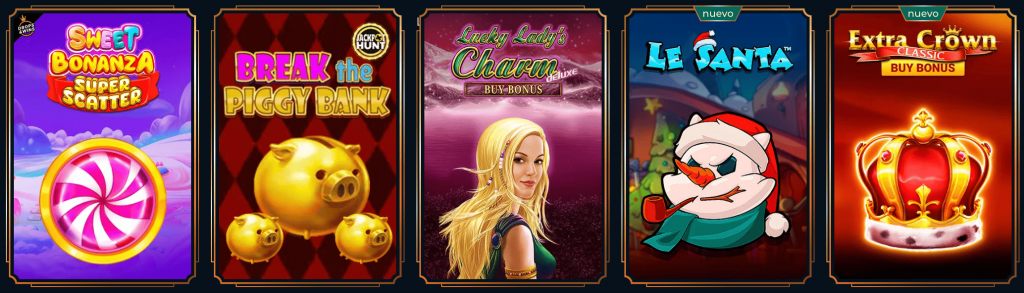 Categorías de juegos en MonsterWin